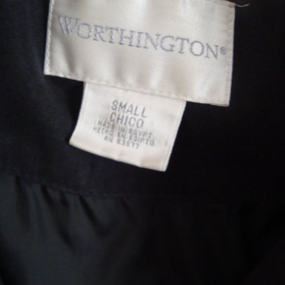Brand New! Women's Black Worthington coat - Small - Picture 2 of 2